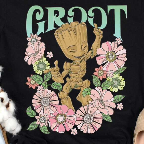 Posh M Other - Marvel Guardians Of The Galaxy Groot Floral Dance Unisex T Shirt 181